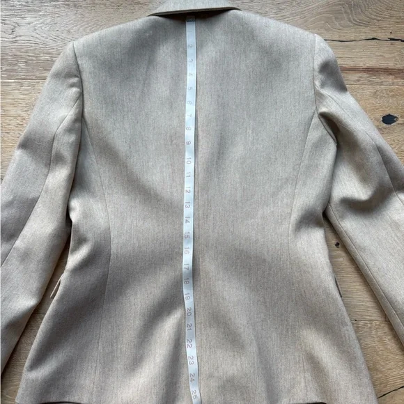ALTUZARRA ✨STUNNING ✨ NEW ✨Indiana Tan Blazer Wool Sz 42 madeItaly pricefirm!